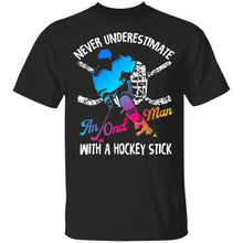 Load image into Gallery viewer, Never Underestimate An Old Man With A Hockey Stick
